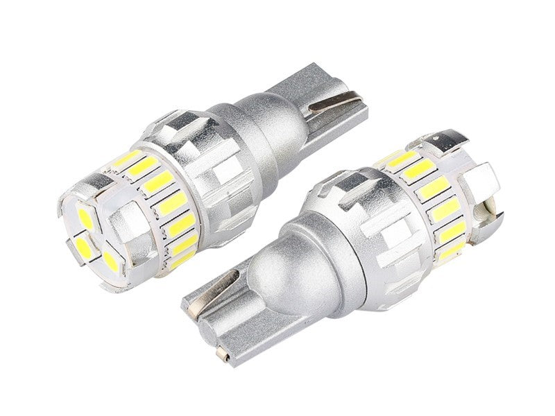 Izzó VISION W5W T10 1224V 15x 3014 3x 3030 SMD LED nem poláris CANBUS fehér 2 db – kép 2