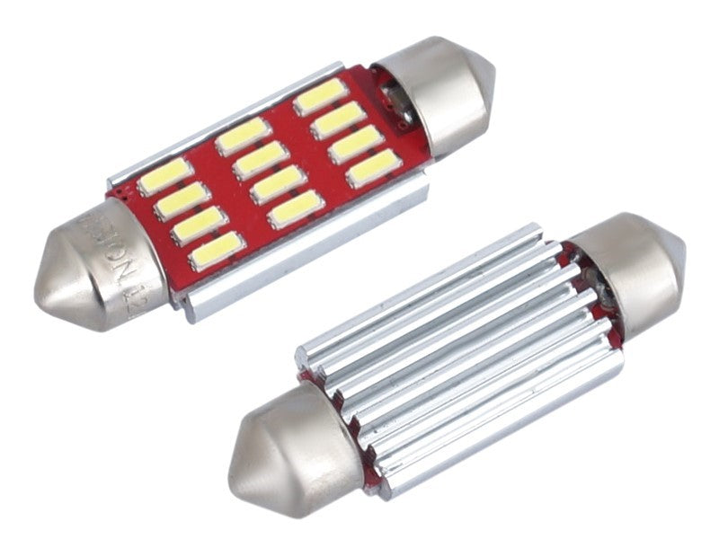 Izzó VISION Festoon SV85 39 mm 1224V 12x 4014 SMD LED CANBUS fehér 2 db 2 db – kép 2