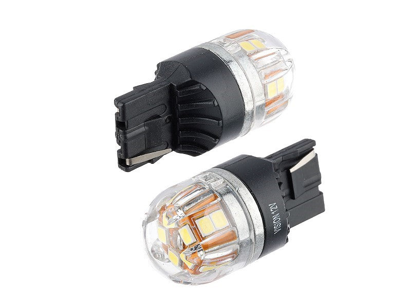 Izzó VISION W21W T20d 1224V 15x 2835 SMD OSRAM Chip CANBUS fehér 2 db – kép 2