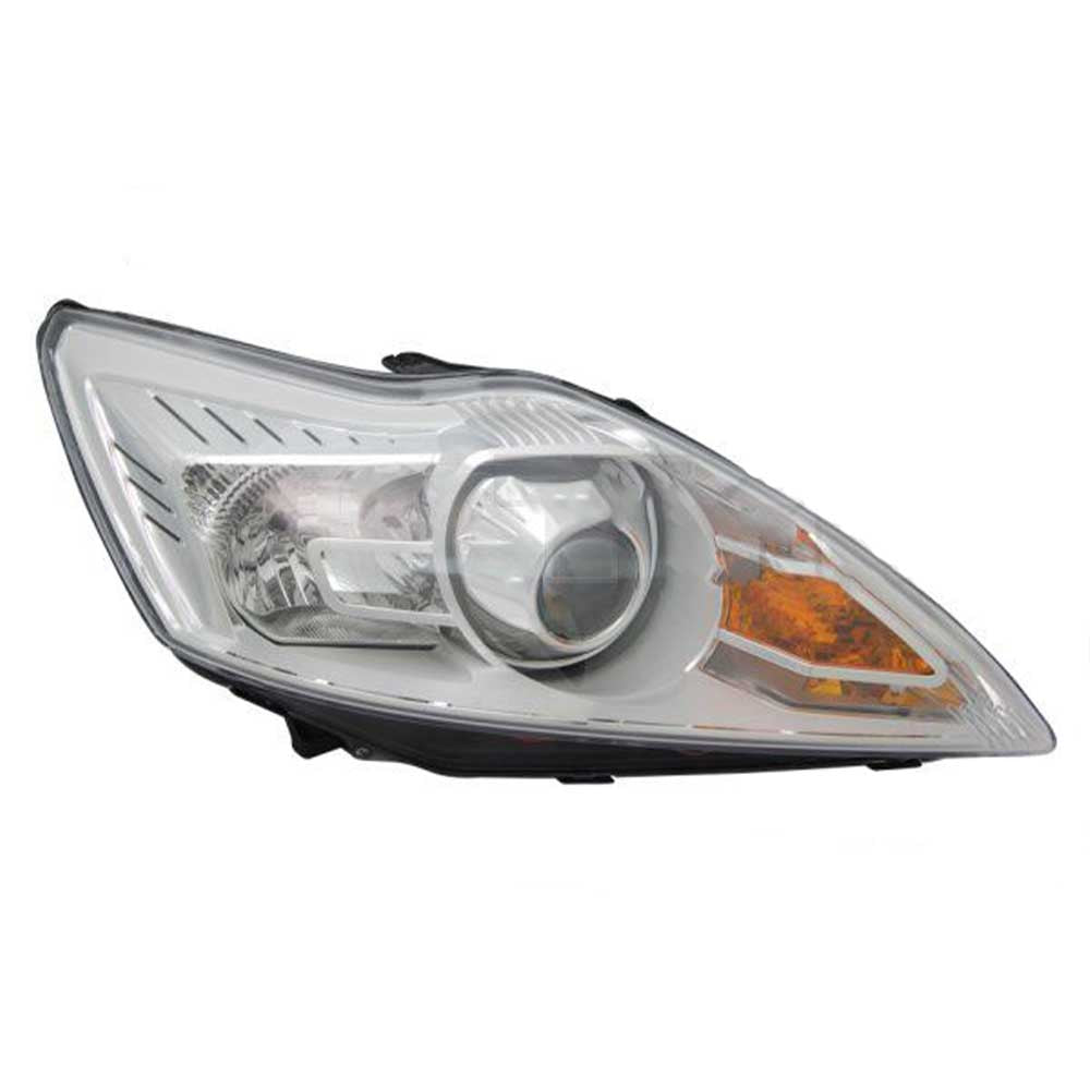Ford Focus II bal első fényszóró króm 2004-2012