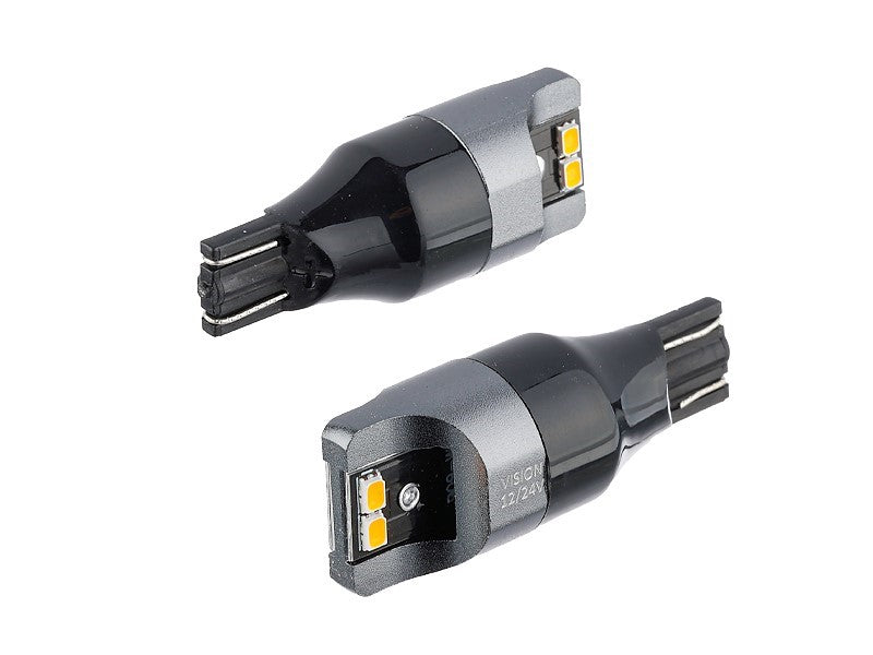 Izzó VISION W16W T15 1224V 4x 3020 SMD LED nem poláris CANBUS narancssárga 2 db – kép 2