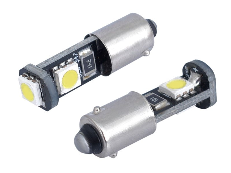 Izzó VISION T4W BA9s 12V 3x 5050 SMD LED CANBUS fehér 2 db – kép 2