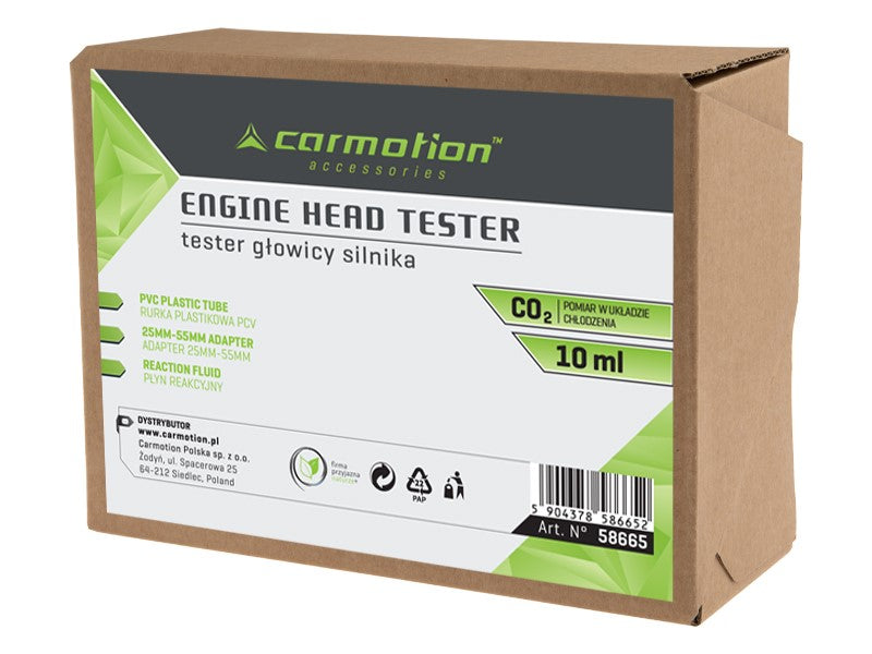 CO2 fejtömítés szivárgásvizsgáló  10ml reakciófolyadék  25 55mm adapter – kép 2