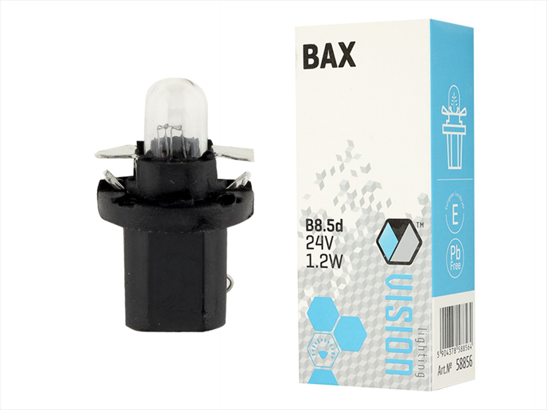 Izzó VISION BAX 24V 12W B85d – kép 3