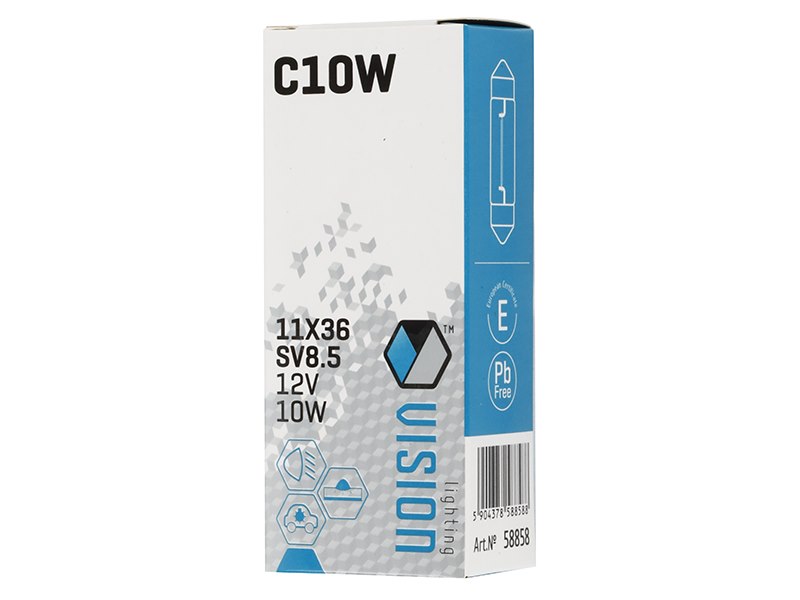 izzó VISION C10W 11X36 12V 10W SV85 E4 – kép 3