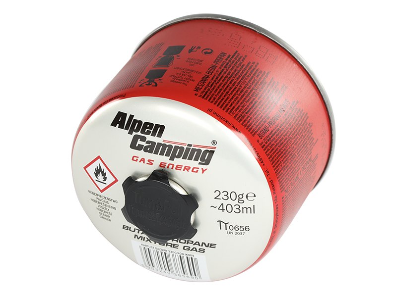 Egyégős kempingkályha 230g os gázpatronokkal – kép 3