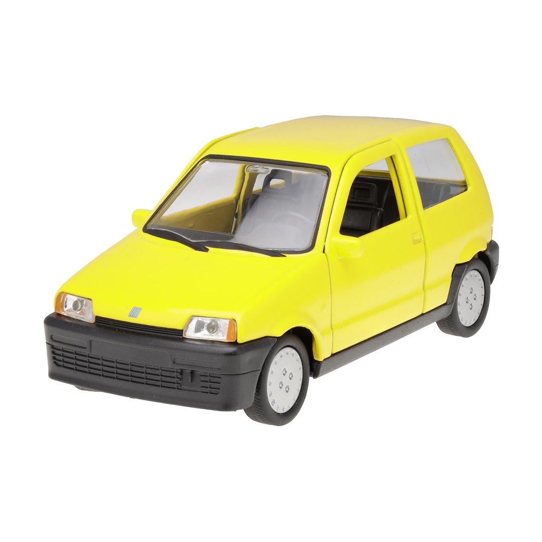 1:34 es modell FIAT Cinquecento sárga – kép 2