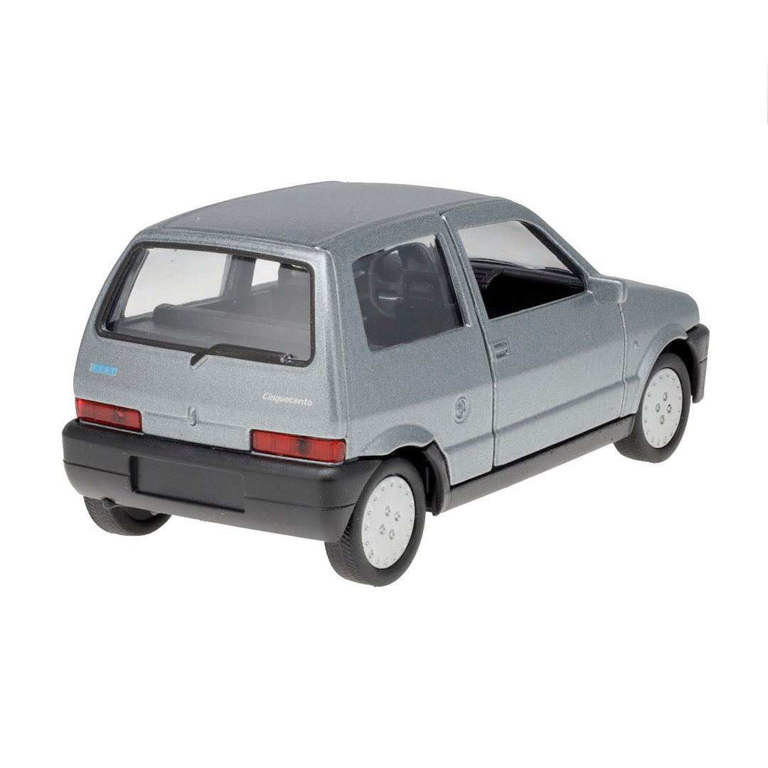 1:34 es modell FIAT Cinquecento ezüst – kép 3