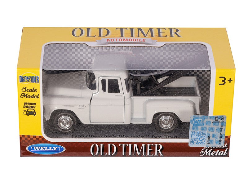 1:34 es modell CHEVY Stepside vontató fehérA880CSTTB – kép 2