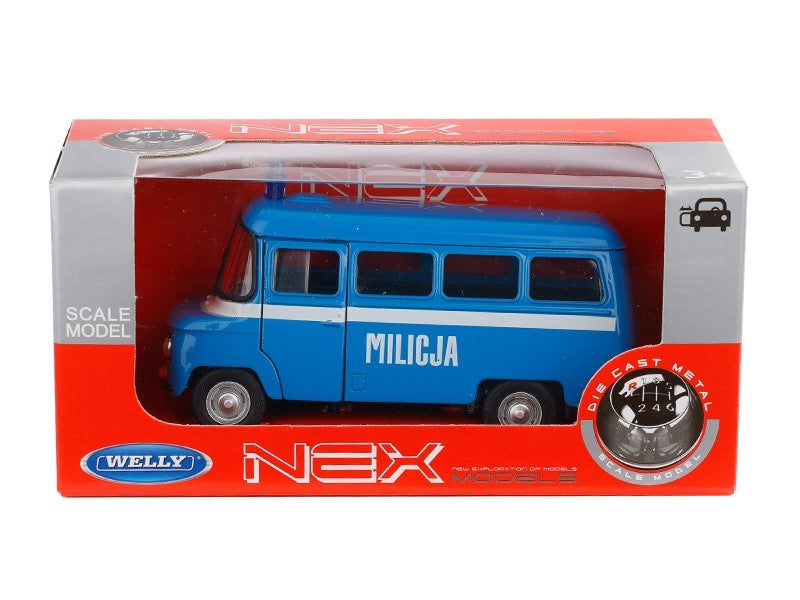 1:34 es modell PRL Nysa 522 MILICJA kék A884N522MIN – kép 3