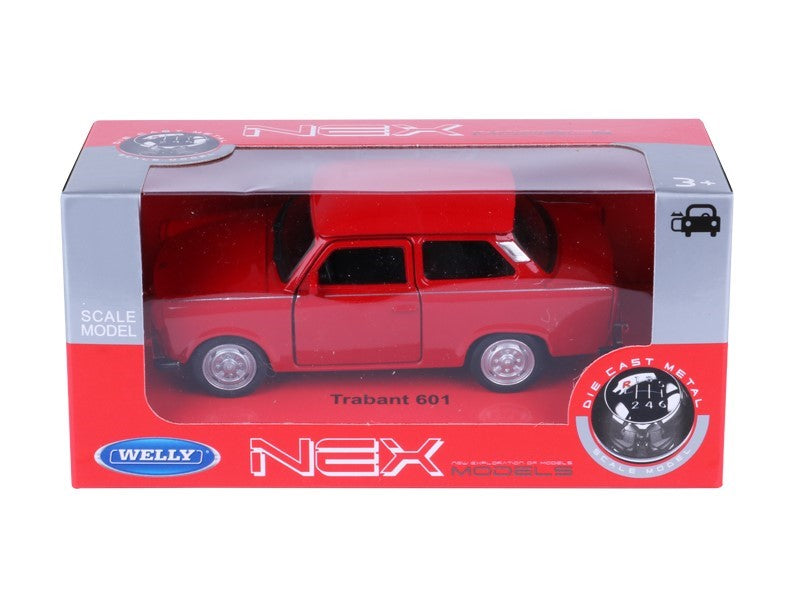 1:34 es modell PRL Trabant 601 piros A884T601C – kép 2