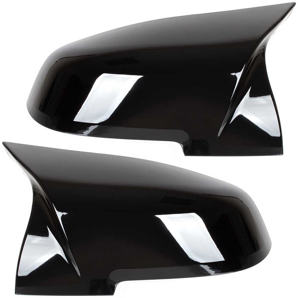 BMW 1 F20 F21 tükörburkolat szett (fényes fekete) 2012-2016