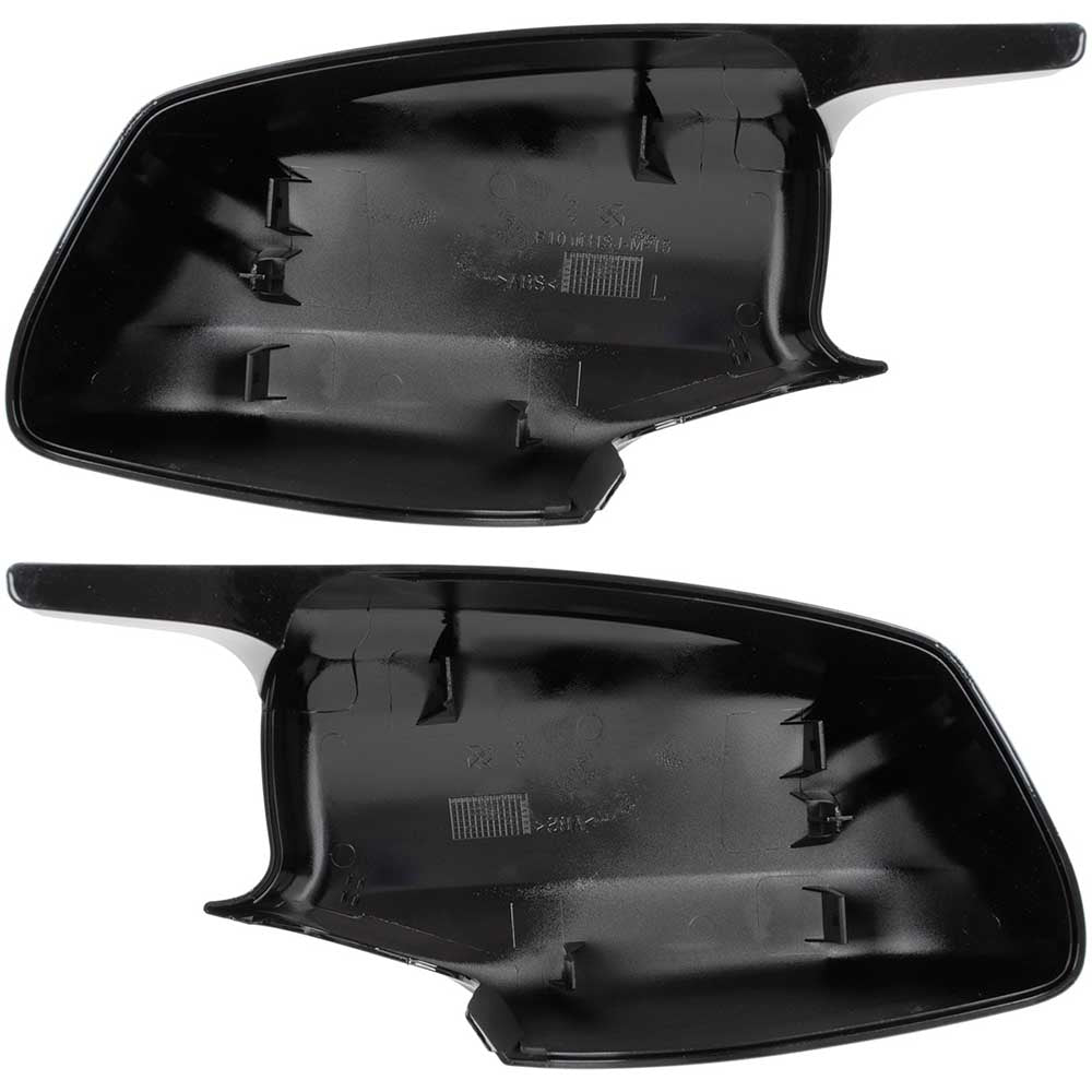 BMW 5 F07 F10 F11 tükörburkolat szett (fényes fekete) 2009-2013