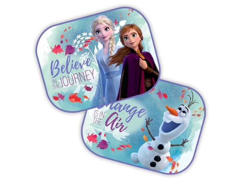 Napellenző 44x35 cm, Anna & Elsa & Olaf, 2 db