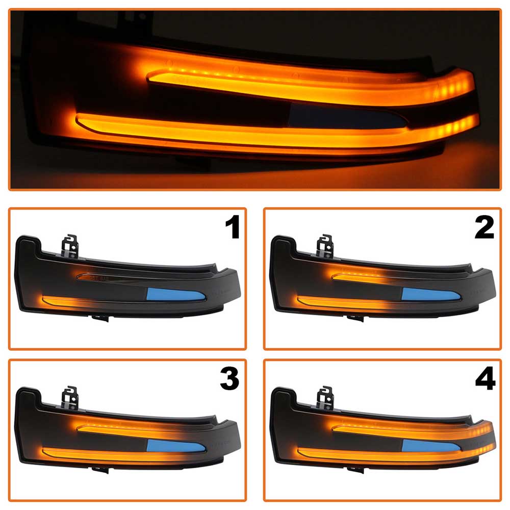 Mercedes CLS C218 futófényes LED tükör indexlámpa szett 2011-2017