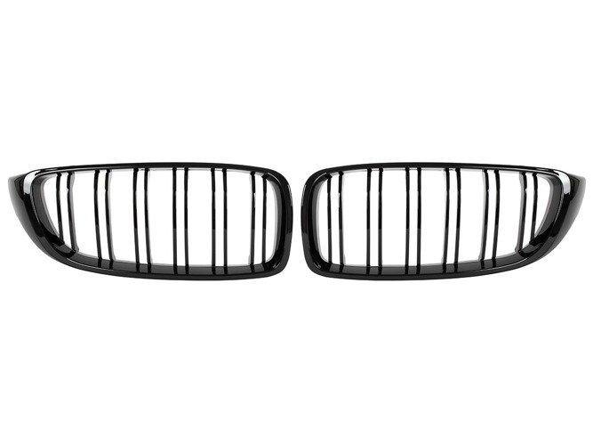 BMW 4 F32 F33 F36 fekete fényes hűtőrács vese