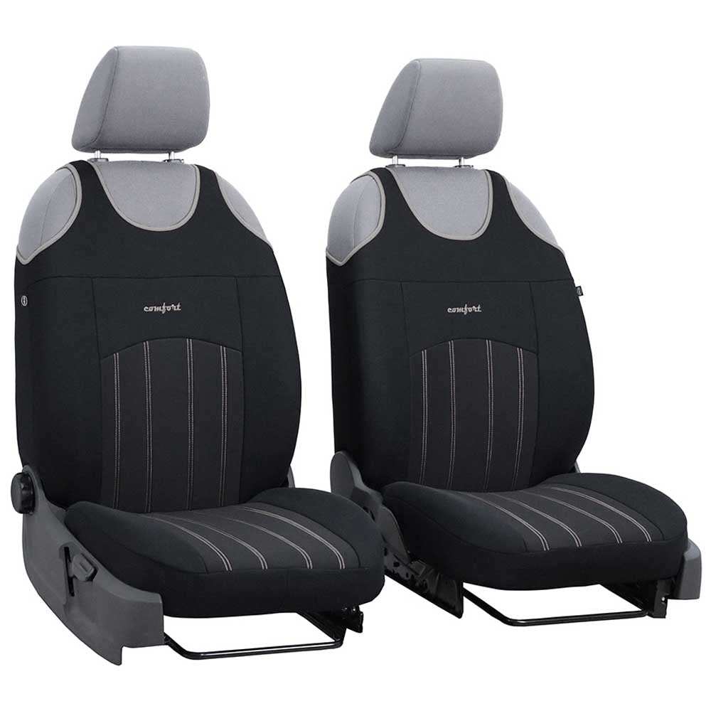 Comfort Univerzális trikó üléshuzat szürke színben szövet anyagból 