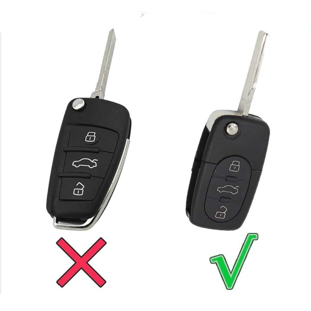 Audi 3 gombos bicskakulcs szilikon tok