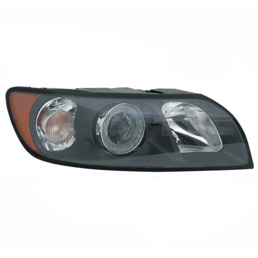 Volvo V50 jobb első fényszóró fekete 2004-2012